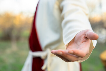 Obraz premium Jesus Christ Reaching Out Hand