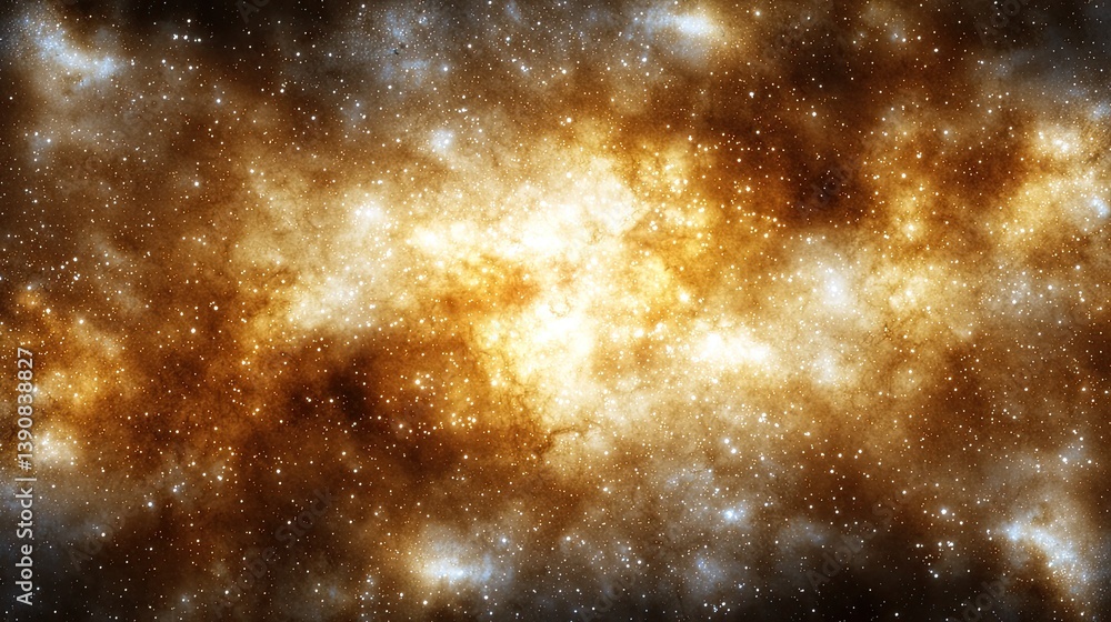 Poster exploring cosmic wonders a galactic event of stars and nebulae outer space digital art celestial env