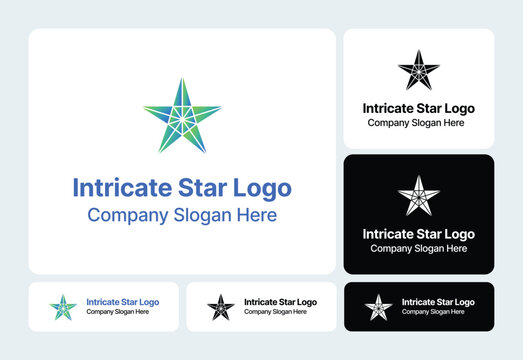 Rotating Sharp-Edged Gear Logo