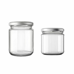 empty glass jars, 