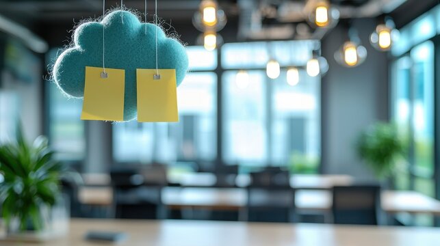 Creative thinking workshop team collaboration modern office visual content bright environment engaging