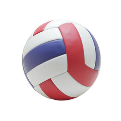 Red, White, and Blue Volleyball:  Sport Equipment, Game Ball, Team Play