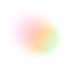 Obraz premium Abstract gradient background with blue and green aura, blurred modern shapes, violet bubble design, futuristic Y2K color palette. Flat vector illustration isolated on white background.