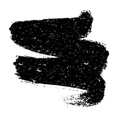 Hand-drawn brush strokes with playful squiggles. Ink underlines and marker swoosh effects. Flat vector illustration isolated on white background.