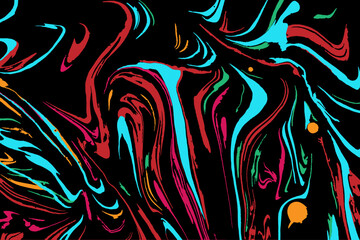 abstract multi-colored background with a wavy pattern