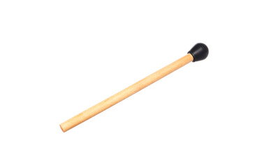 Xylophone mallet isolated on white. Child's musical instrument