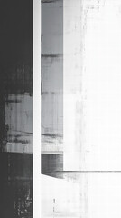 Abstract Architectural Lines: A monochrome composition of clean lines and layered geometric shapes, evocative of modern architectural designs.