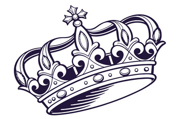 crown isolated on white background.