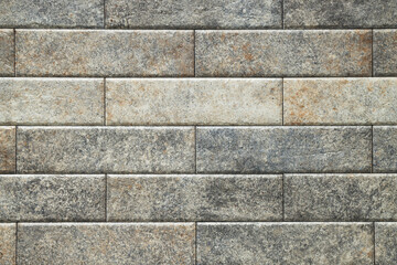 Fototapeta premium Texture of stone tiles as background, closeup