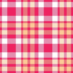 Plaid pattern seamless. Iridescent lipstick & Traditional white Tartan Fabric Design. 