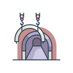 Construction and Infrastructure Tunnel Icon