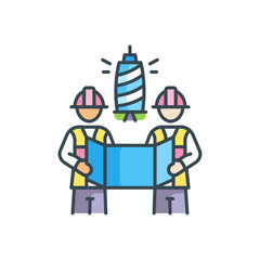 Construction and Infrastructure Architect Icon