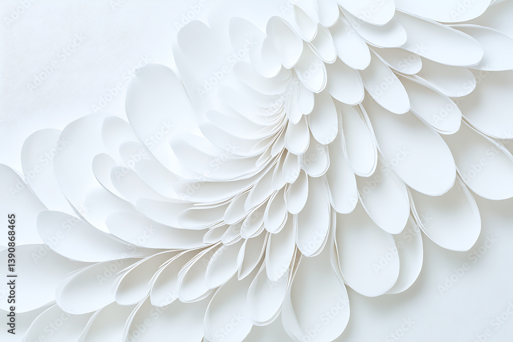 Poster white background with textured paper for design and decoration, top view. white texture of handmade 
