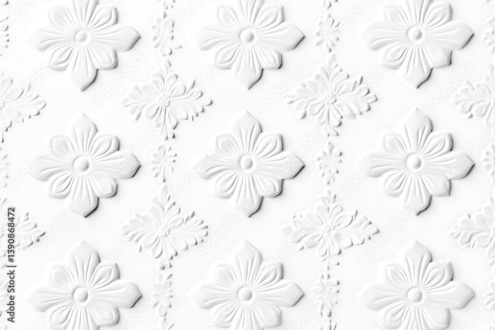 Poster white background with textured paper for design and decoration, top view. white texture of handmade 
