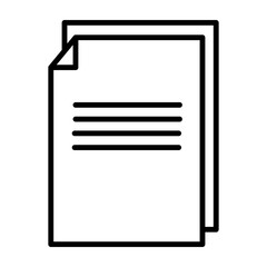 Html File Vector Line Icon Design for personal and commercial use