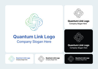 Quantum Link Logo: Bridging Technology and Innovation