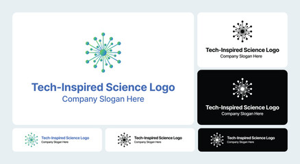 Tech-Inspired Science Logo Design - Cutting-Edge and Innovative