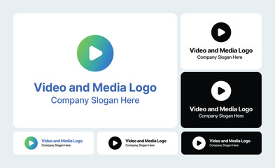 Video and Media Logo | Modern Multimedia Design