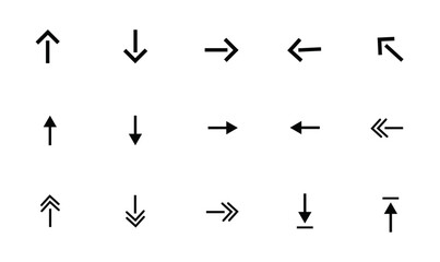 arrow icons, arrow set, arrow icons for presentations, Icon set, all arrows icons set, vector 