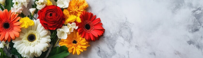 Vibrant floral arrangement