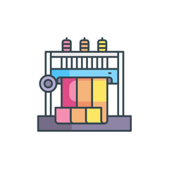 Textile Yarn Storage Icon