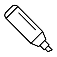 Marker Vector Line Icon Design