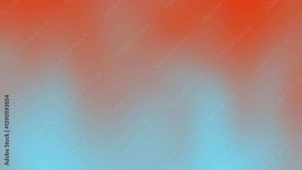 Poster abstract gradient background with motion effect and textural elements in vibrant red and blue hues f