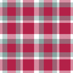 Timeless Seamless Tartan featuring Sandy white and Traditional cool grey Fabric Design