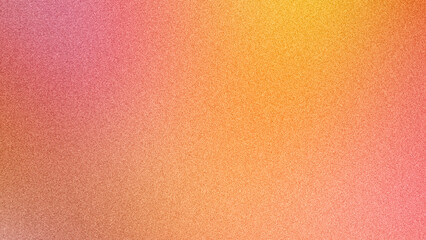 Bright red and orange grainy background, abstract light noise texture