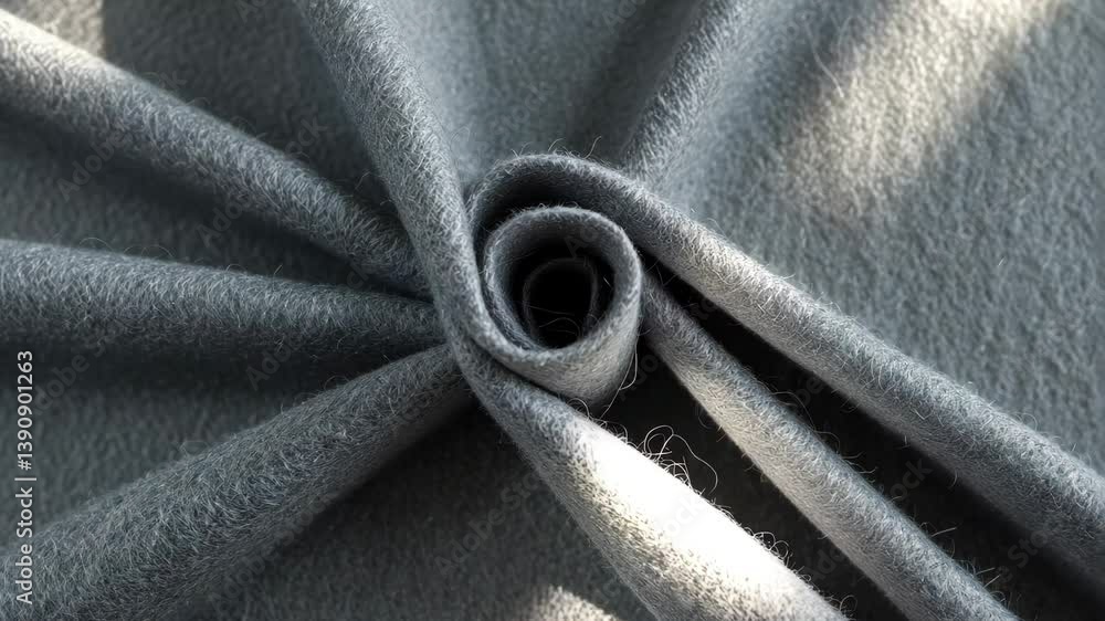 Poster close-up of textured grey synthetic felt fabric, seamless backdrop. soft grey felt surface. abstract