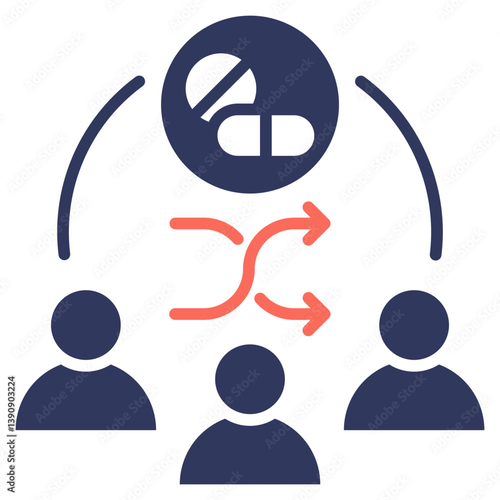 Poster randomize mixed icon