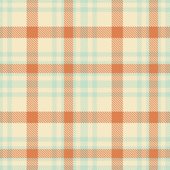 Plaid pattern seamless. Dusty light grey & Bright pale Tartan Fabric Design. 
