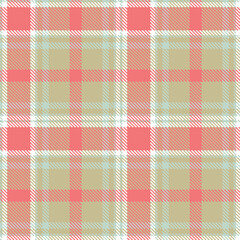 Fire light grey and Iridescent putty Seamless Tartan Fabric Design