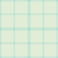 Dusky duck egg blue Tartan patterns fabric texture. Timeless Warm off white Seamless Tartan