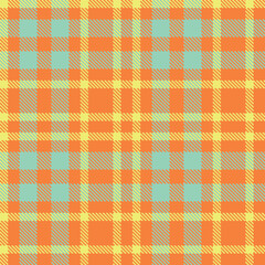 Deep dusty orange Tartan patterns fabric texture. Timeless Classic custard Seamless Tartan