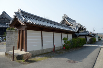 本願寺山科別院　外壁と山門　京都市山科区