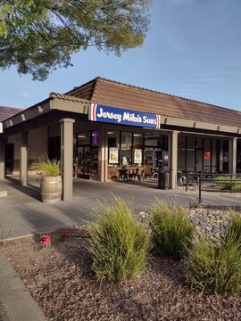 Jersey Mike's Subs sandwich shop chain food service cafe company April 6, 2025, Napa, California, USA