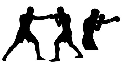 Boxing Day Black Silhouette in Vector on White Background | Holiday Shopping & Giving Illustration | Festive & Minimalist Design | Editable Graphic