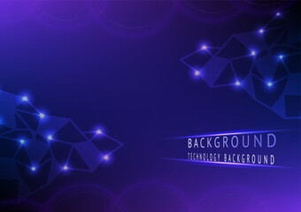 Abstract background with futuristic digital design, featuring glowing geometric shapes and technology inspired theme in vibrant purple tones.future digital technology background