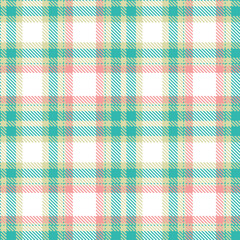 Timeless Traditional beige & Autumn topaz Seamless Tartan Fabric Design