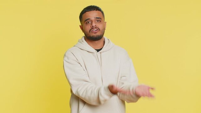 Man raising hands asking what why reason of failure, demonstrating disbelief irritation by troubles trendy social media meme anti lifehacks ridicules people who complicate simple tasks for no reason