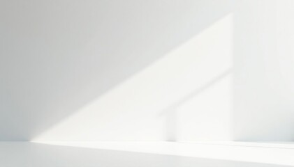 Fototapeta premium Clean minimalist white backdrop, pristine surface, photography, glossy