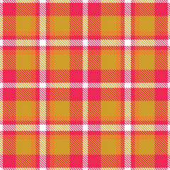 Timeless Seamless Tartan featuring Vintage red pink and Light white Fabric Design
