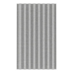 Fiber Cement Roof Sheet, Natural Grey. 3D rendering isolated on transparent background