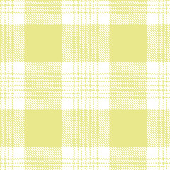 Classic dark cream Seamless Tartan with Rich white accents Fabric Design