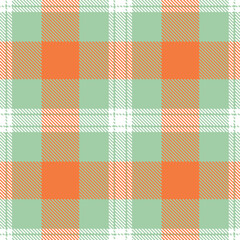 Plaid pattern seamless. Muted greenish grey & Smoky white Tartan Fabric Design. 