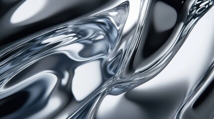Abstract Liquid Metal Ripples