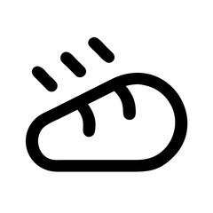 Obraz premium Baguette Icon Vector Design