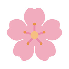 Fototapeta premium Cherry Blossom Icon Vector Design