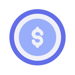 Obraz premium Coin Icon Vector Design